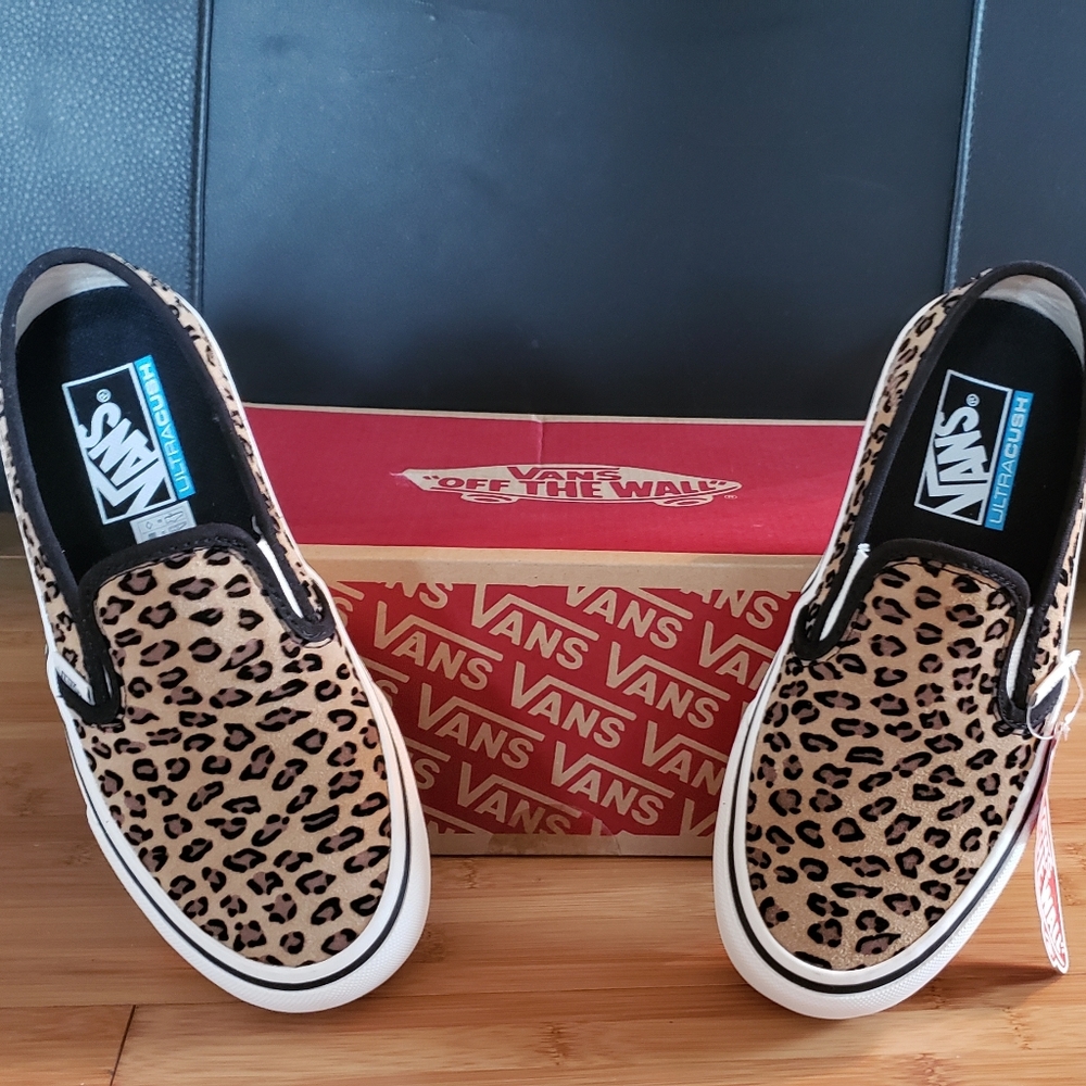 Vans Leopard Slip-on Shoes